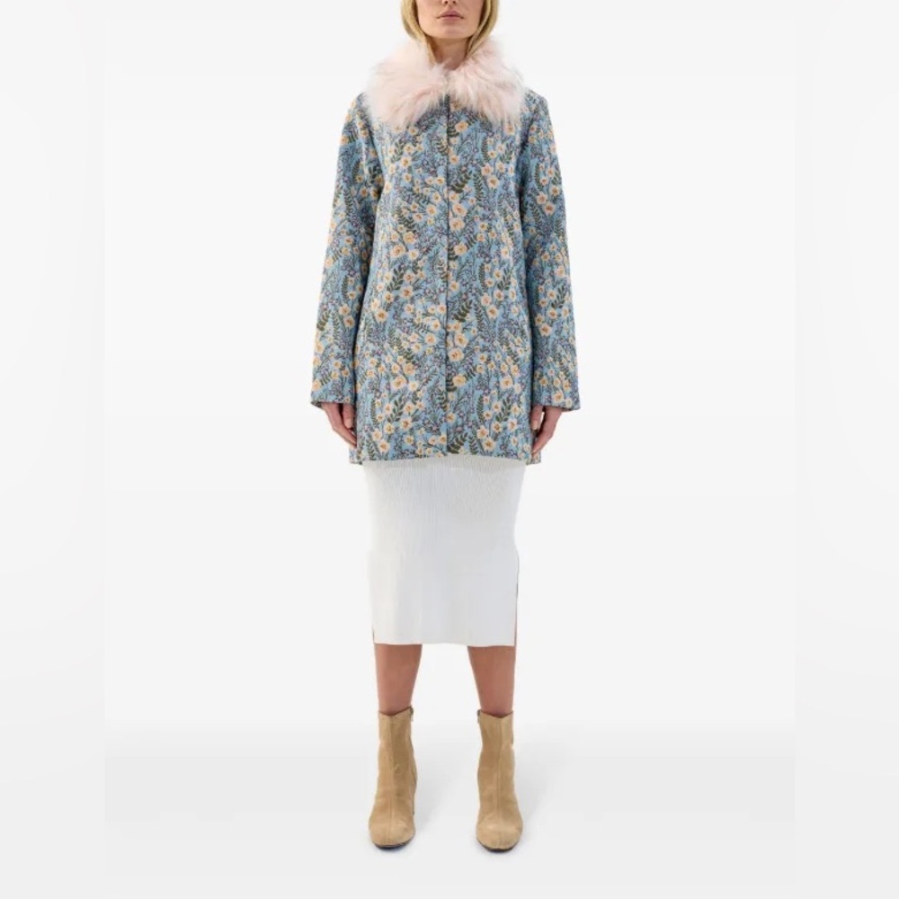 Unreal Fur Feuilles Mortes Coat (NWT) - Picture 5 of 9